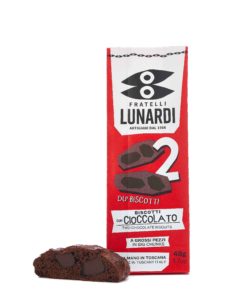 Fratelli Lunardi's two chocolate biscuits, 1.7 oz pack