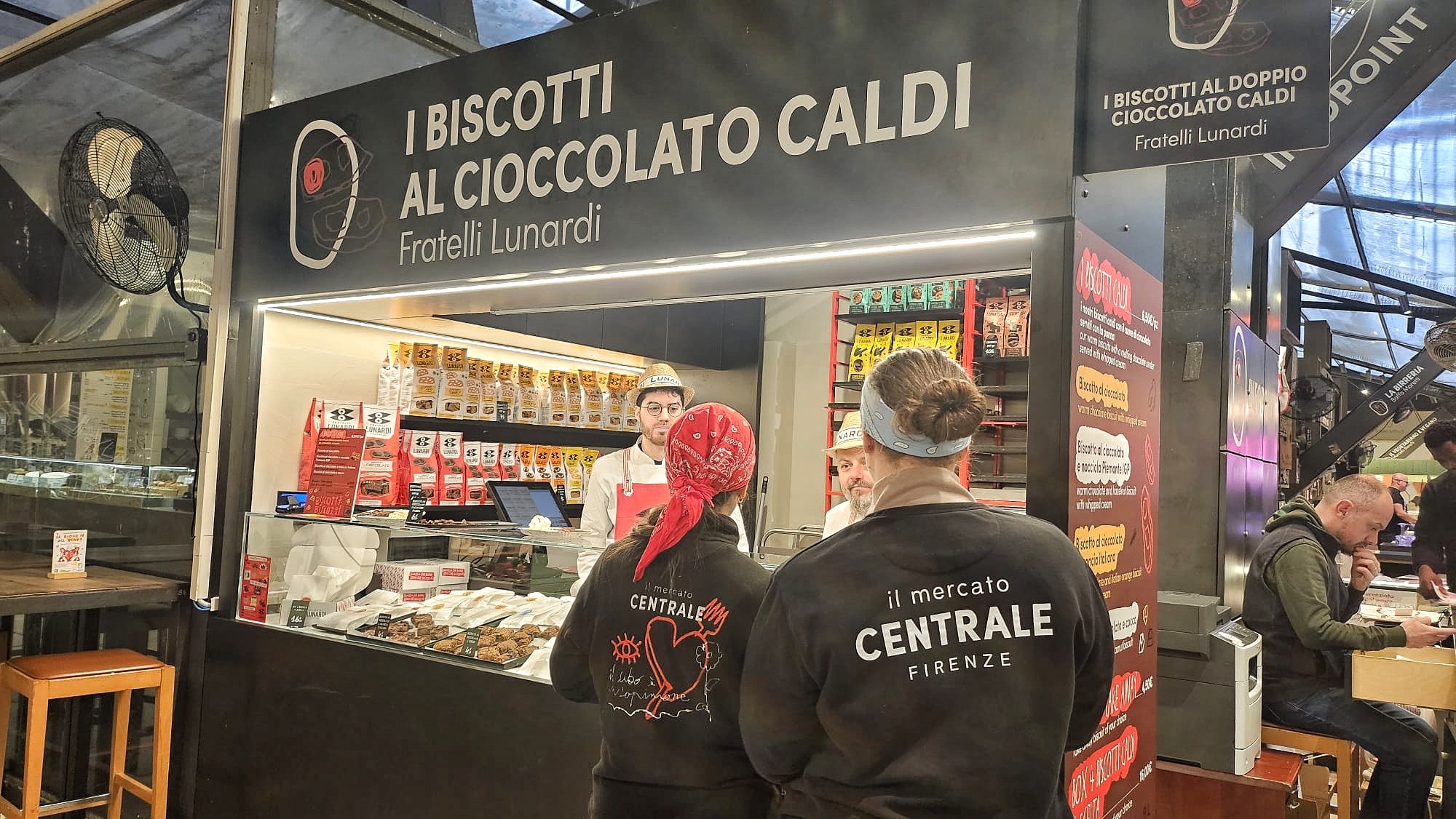 4-piece takeaway box of hot chocolate cookies, individually wrapped – Fratelli Lunardi